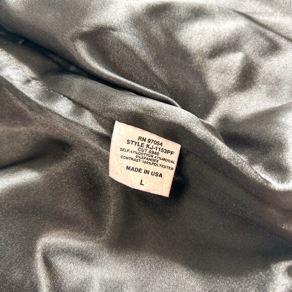 NWT Krisa Revolve Gold & Black Textured Open Front Jacket Size Large - Picture 4 of 4